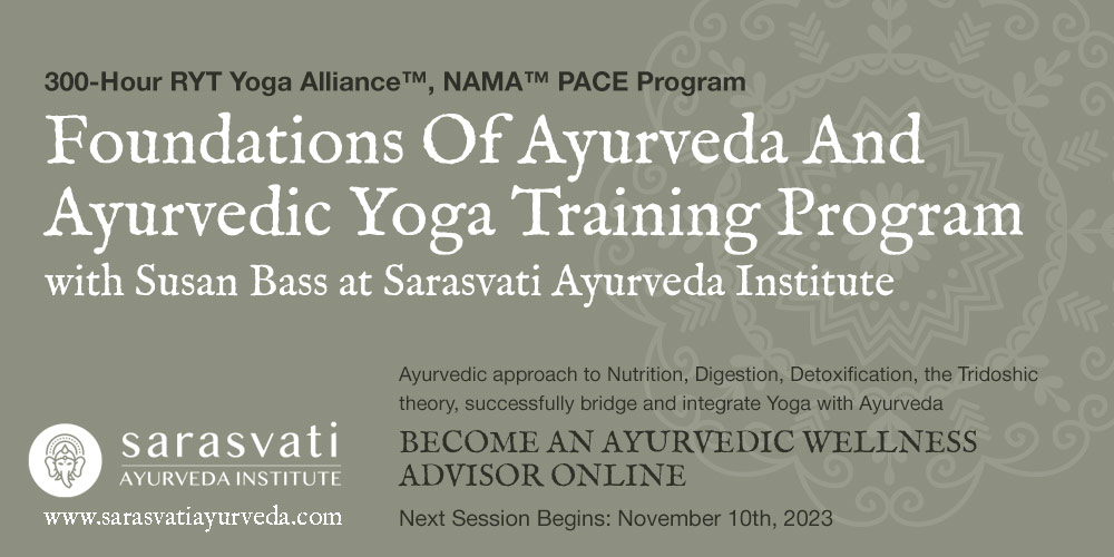 Susan Bass Ayurveda Yoga Training