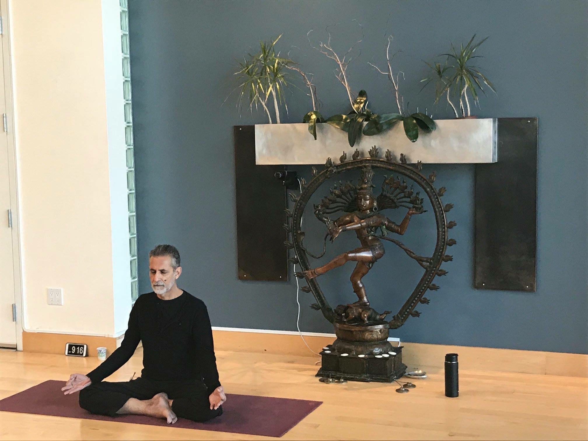 Arun teaching ayurvedic psychology yoga